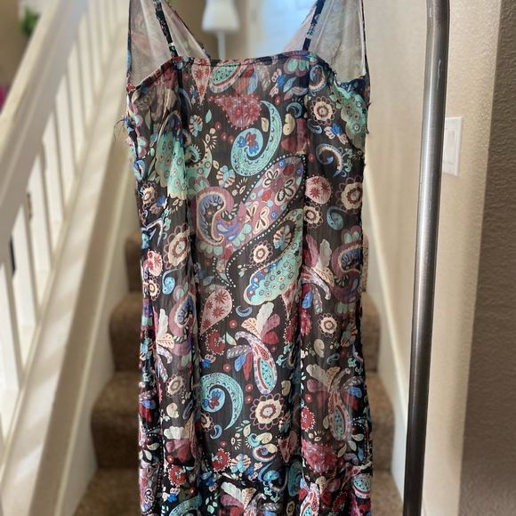 Paisley Print Midi Dress - Multicolor - Picture 14 of 15